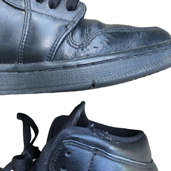 Nike Air Jordan 1 Mid 'Speckle' Size 8.5 Black - Picture 9 of 16